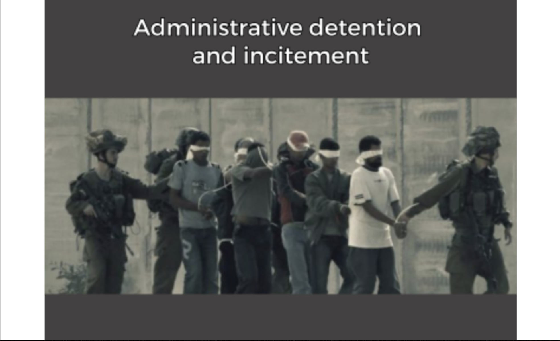 Arbitrary Administrative Detention: A Crime with Unlimited Scope